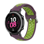 20mm 錶扣雙色運動腕帶，適用於華為 Watch GT2 42MM，適用於 Galaxy Watch Active2 / Active