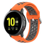 20mm 錶扣雙色運動腕帶，適用於華為 Watch GT2 42MM，適用於 Galaxy Watch Active2 / Active