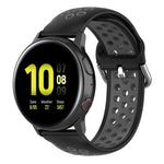 20mm 錶扣雙色運動腕帶，適用於華為 Watch GT2 42MM，適用於 Galaxy Watch Active2 / Active