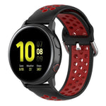 20mm 錶扣雙色運動腕帶，適用於華為 Watch GT2 42MM，適用於 Galaxy Watch Active2 / Active