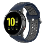 20mm 錶扣雙色運動腕帶，適用於華為 Watch GT2 42MM，適用於 Galaxy Watch Active2 / Active