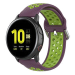 20mm 錶扣雙色運動腕帶，適用於華為 Watch GT2 42MM，適用於 Galaxy Watch Active2 / Active