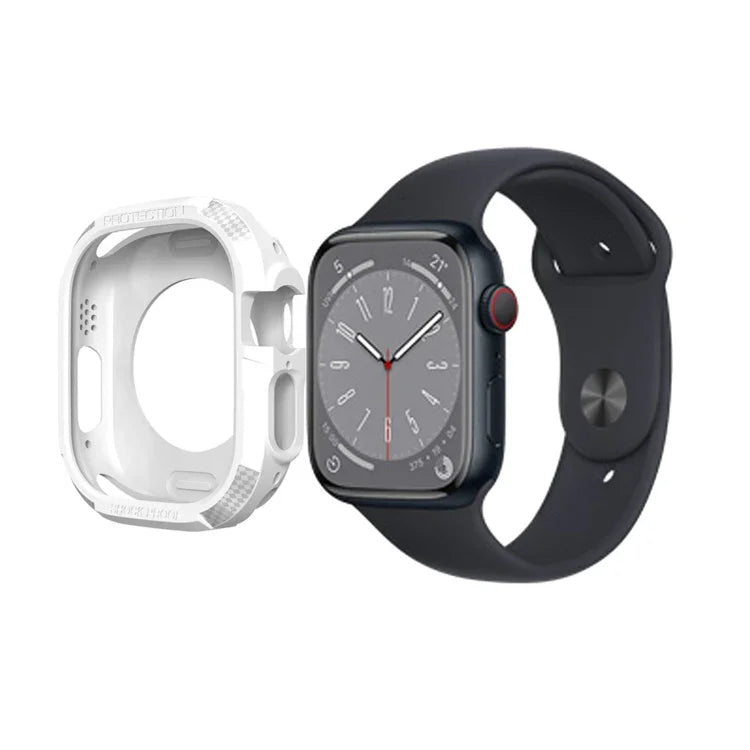 碳纖維防震錶殼，適用於 Apple Watch Series 9 / 8 / 7 45mm