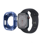 Carbon Fiber Shockproof Case For Apple Watch, Series 9 / 8 / 7 45mm