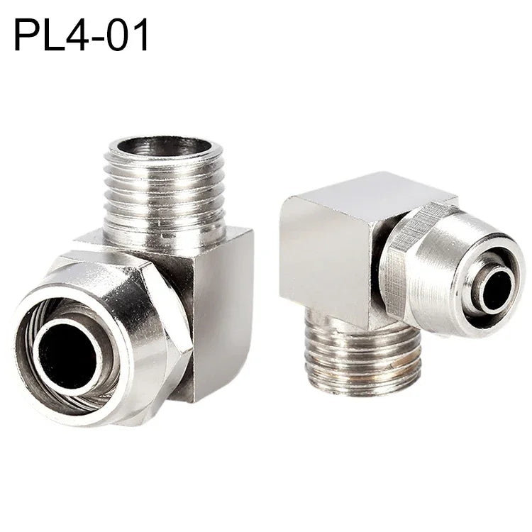 PL8-02 LAIZE 鎳鍍銅氣管快速接頭鎖母接頭，PL4-M5、PL4-01、PL4-02、PL6-M5、PL6-01、PL6-02、PL8-01、PL8-02