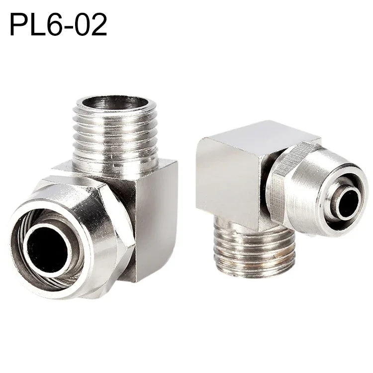 PL8-02 LAIZE 鎳鍍銅氣管快速接頭鎖母接頭，PL4-M5、PL4-01、PL4-02、PL6-M5、PL6-01、PL6-02、PL8-01、PL8-02