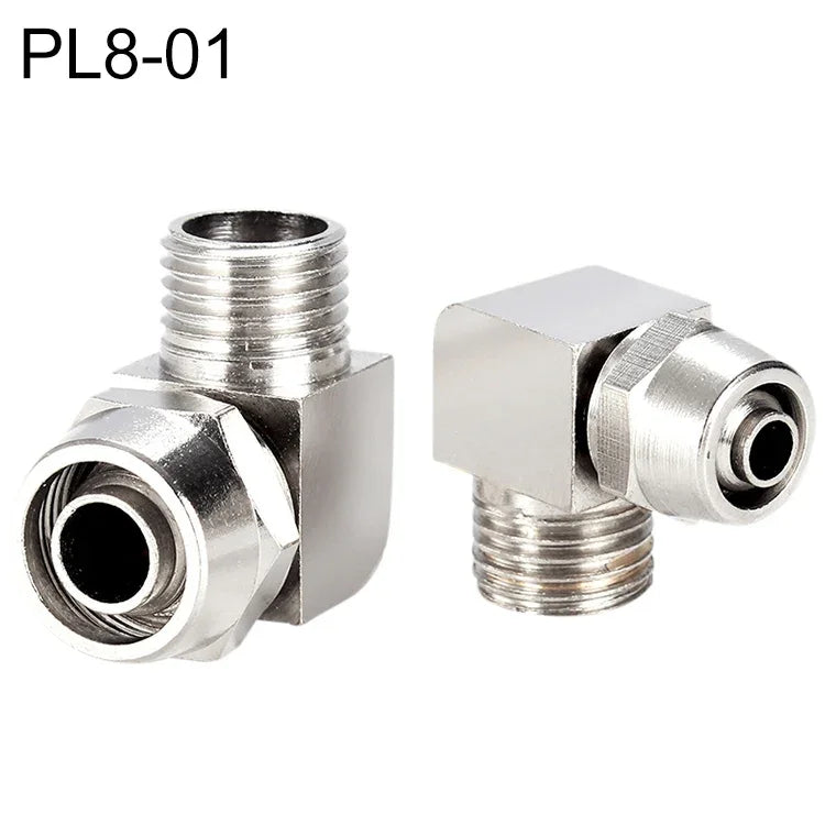 PL8-02 LAIZE 鎳鍍銅氣管快速接頭鎖母接頭，PL4-M5、PL4-01、PL4-02、PL6-M5、PL6-01、PL6-02、PL8-01、PL8-02