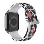 透氣 TPU 錶帶，適用於 Apple Watch Series 8&7 41mm / SE 2&6&SE&5&4 40mm / 3&2&1 38mm