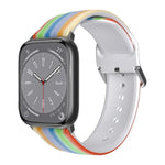 透氣 TPU 錶帶，適用於 Apple Watch Series 8&7 41mm / SE 2&6&SE&5&4 40mm / 3&2&1 38mm