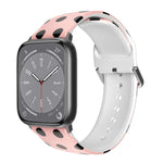 透氣 TPU 錶帶，適用於 Apple Watch Series 8&7 41mm / SE 2&6&SE&5&4 40mm / 3&2&1 38mm