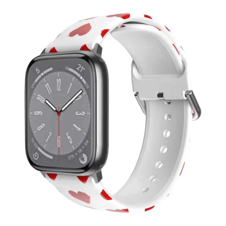 透氣 TPU 錶帶，適用於 Apple Watch Series 8&7 41mm / SE 2&6&SE&5&4 40mm / 3&2&1 38mm