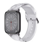 透氣 TPU 錶帶，適用於 Apple Watch Series 8&7 41mm / SE 2&6&SE&5&4 40mm / 3&2&1 38mm