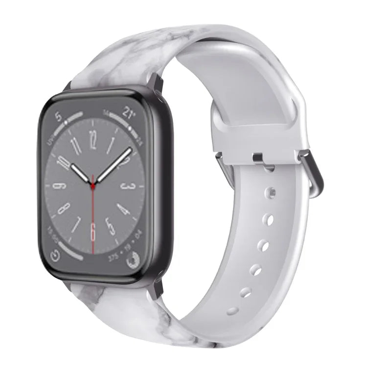 透氣 TPU 錶帶，適用於 Apple Watch Series 8&7 41mm / SE 2&6&SE&5&4 40mm / 3&2&1 38mm