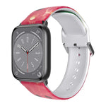 透氣 TPU 錶帶，適用於 Apple Watch Series 8&7 41mm / SE 2&6&SE&5&4 40mm / 3&2&1 38mm