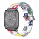 透氣 TPU 錶帶，適用於 Apple Watch Series 8&7 41mm / SE 2&6&SE&5&4 40mm / 3&2&1 38mm