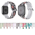 透氣 TPU 錶帶，適用於 Apple Watch Series 8&7 41mm / SE 2&6&SE&5&4 40mm / 3&2&1 38mm