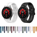 彩色扣環矽膠錶帶，適用於 Samsung Galaxy Watch 5 40mm / 44mm