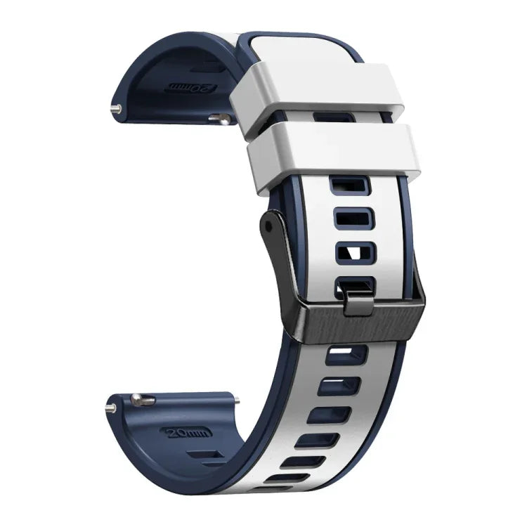 素色雙色矽膠錶帶，適用於 Samsung Galaxy Watch 5 40mm / 44mm