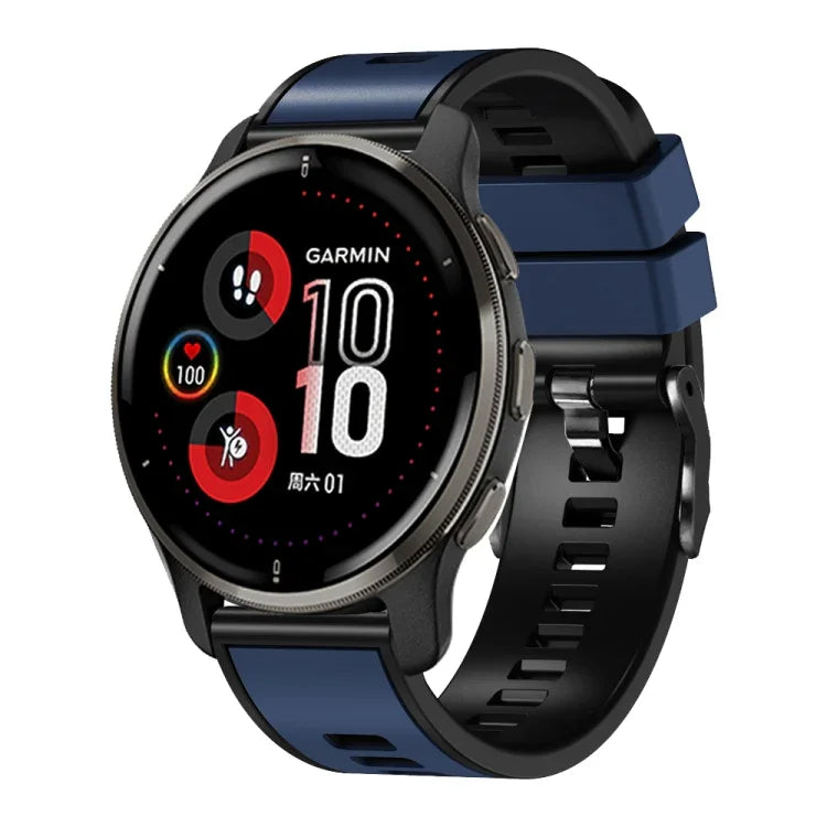 素色雙色矽膠錶帶，適用於 Samsung Galaxy Watch 5 40mm / 44mm