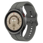 彩色扣環矽膠錶帶，適用於 Samsung Galaxy Watch 5 Pro 45mm