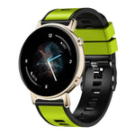 素色編織雙色矽膠錶帶，適用於 Samsung Galaxy Watch 5 Pro 45mm