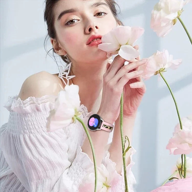 直紋印花矽膠錶帶，適用於 Samsung Galaxy Watch 5 40mm / 44mm，Samsung Galaxy Watch 5 Pro 45mm