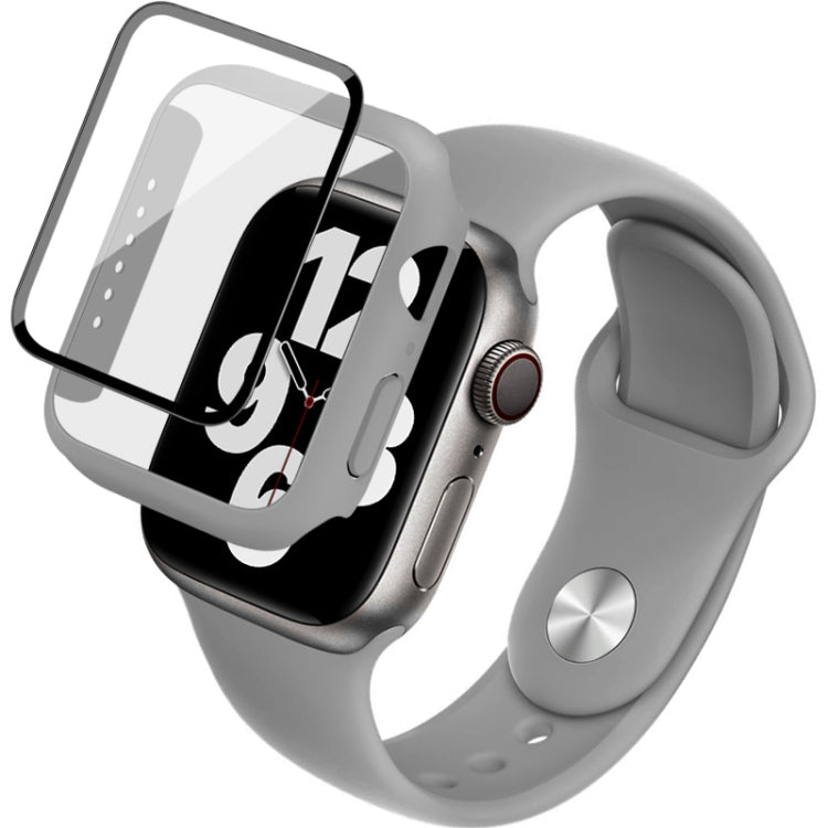 imak 矽膠錶帶 PC 框架配鋼化玻璃膜，適用於 Apple Watch SE 2022 40mm，適用於 Apple Watch SE 2022 44mm