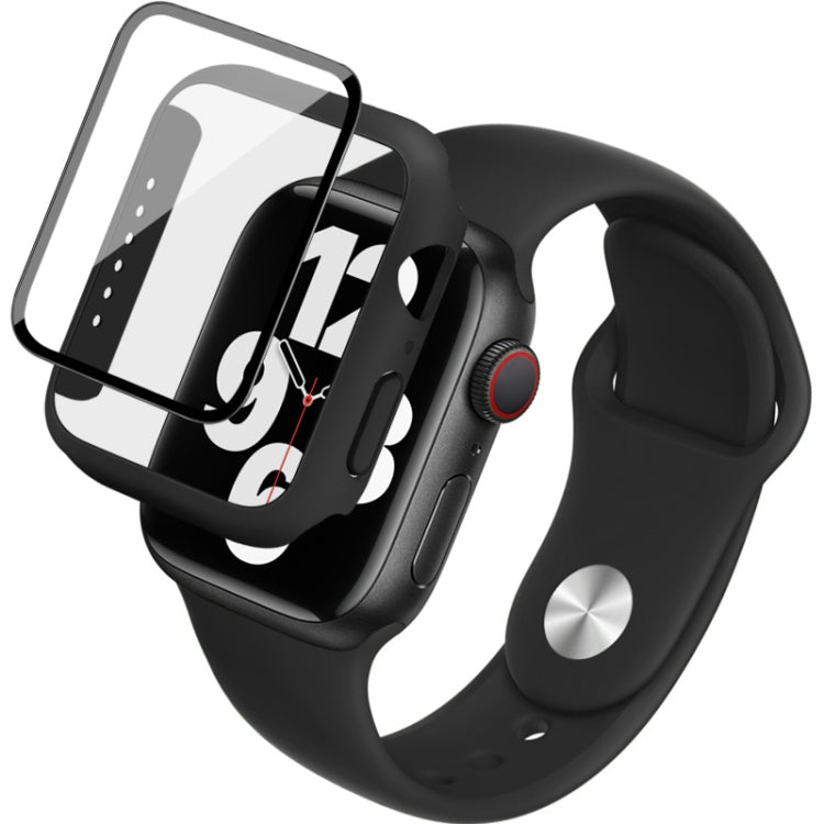 imak 矽膠錶帶 PC 框架配鋼化玻璃膜，適用於 Apple Watch SE 2022 40mm，適用於 Apple Watch SE 2022 44mm