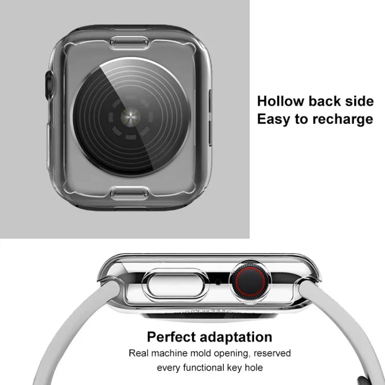 imak UX-3 系列 TPU 保護殼，適用於 Apple Watch SE 2023 40mm / Series 4/5/6/SE 1/2/3 40mm，適用於 Apple Watch SE 2023 44mm / Series 4/5/6/SE 1/2/3 44mm