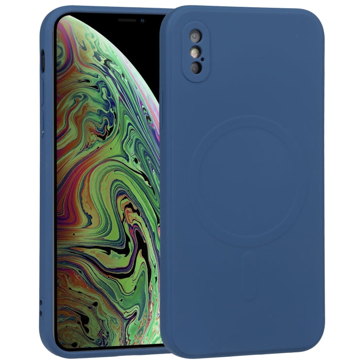 Liquid Silicone Full Coverage Shockproof Magsafe Phone Case, For iPhone X / XS, For iPhone XR, For iPhone XS Max
