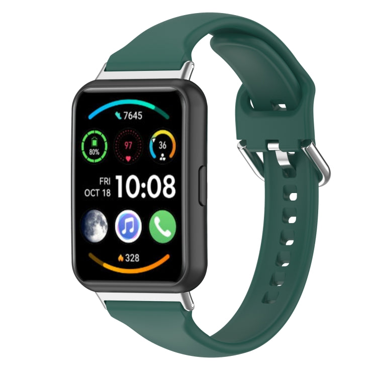 For Huawei Watch Fit 2 Small Waist Silicone Watch Band, S, L