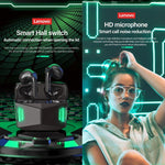 Lenovo GM5 TWS 藍牙無線運動防水降噪遊戲耳機附麥克風，GM5