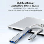 imak 4 合 1 多功能擴充座集線器，USB，USB-C / Type-C