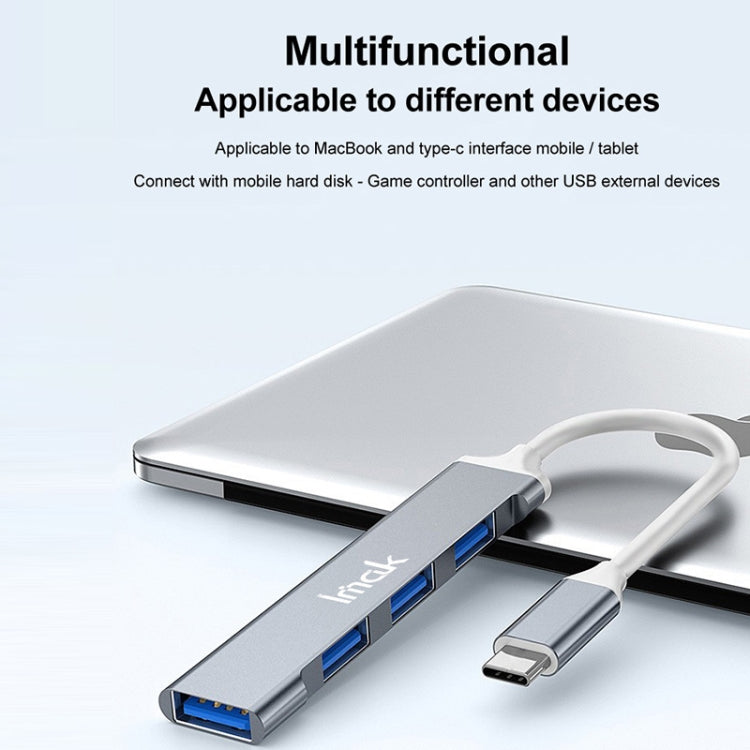 imak 4 合 1 多功能擴充座集線器，USB，USB-C / Type-C