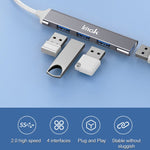 imak 4 合 1 多功能擴充座集線器，USB，USB-C / Type-C