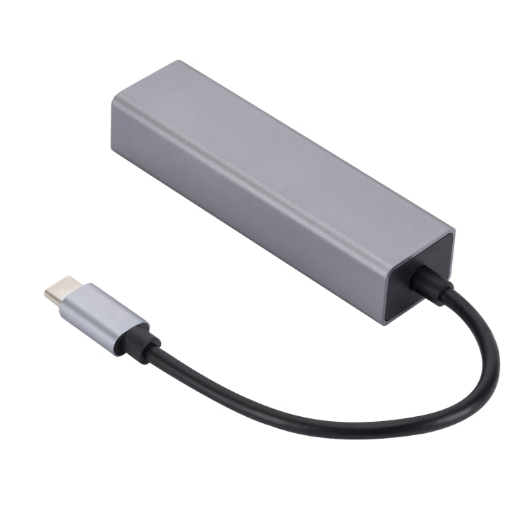 SL-030 USB-C / Type-C 轉千兆以太網 RJ45 及 3 個 USB 3.0 轉接集線器，USB-C / Type-C 轉 RJ45 及 3 個 USB