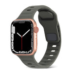 運動矽膠錶帶，適用於 Apple Watch Ultra 49mm / Series 8&7 45mm / SE 2&6&SE&5&4 44mm / 3&2&1 42mm，適用於 Apple Watch Series 8&7 41mm / SE 2&6&SE&5&4 40mm / 3&2&1 38mm