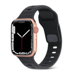 運動矽膠錶帶，適用於 Apple Watch Ultra 49mm / Series 8&7 45mm / SE 2&6&SE&5&4 44mm / 3&2&1 42mm，適用於 Apple Watch Series 8&7 41mm / SE 2&6&SE&5&4 40mm / 3&2&1 38mm
