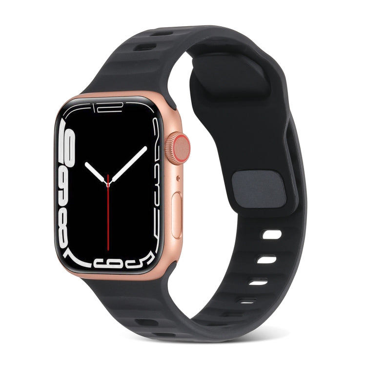 運動矽膠錶帶，適用於 Apple Watch Ultra 49mm / Series 8&7 45mm / SE 2&6&SE&5&4 44mm / 3&2&1 42mm，適用於 Apple Watch Series 8&7 41mm / SE 2&6&SE&5&4 40mm / 3&2&1 38mm