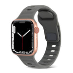 運動矽膠錶帶，適用於 Apple Watch Ultra 49mm / Series 8&7 45mm / SE 2&6&SE&5&4 44mm / 3&2&1 42mm，適用於 Apple Watch Series 8&7 41mm / SE 2&6&SE&5&4 40mm / 3&2&1 38mm