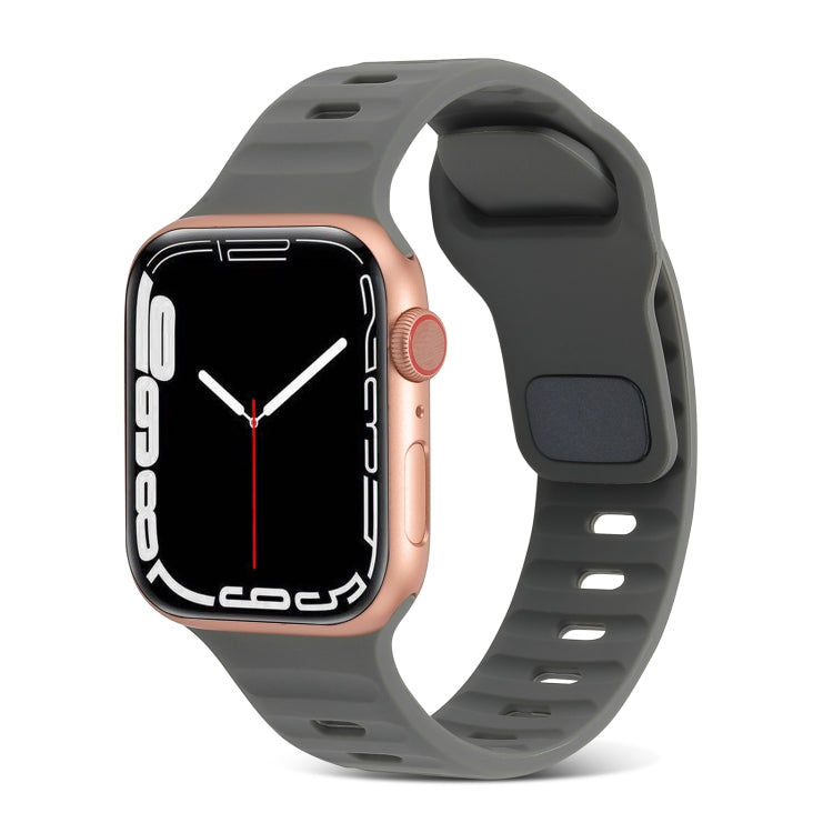運動矽膠錶帶，適用於 Apple Watch Ultra 49mm / Series 8&7 45mm / SE 2&6&SE&5&4 44mm / 3&2&1 42mm，適用於 Apple Watch Series 8&7 41mm / SE 2&6&SE&5&4 40mm / 3&2&1 38mm