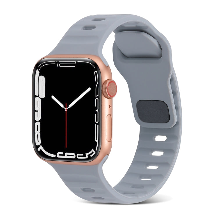 運動矽膠錶帶，適用於 Apple Watch Ultra 49mm / Series 8&7 45mm / SE 2&6&SE&5&4 44mm / 3&2&1 42mm，適用於 Apple Watch Series 8&7 41mm / SE 2&6&SE&5&4 40mm / 3&2&1 38mm