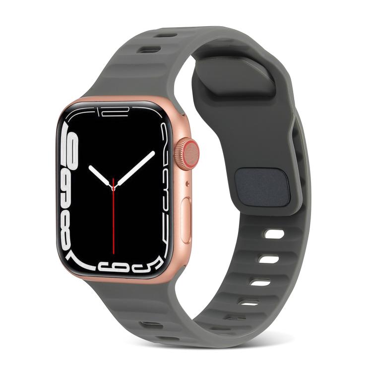 運動矽膠錶帶，適用於 Apple Watch Ultra 49mm / Series 8&7 45mm / SE 2&6&SE&5&4 44mm / 3&2&1 42mm，適用於 Apple Watch Series 8&7 41mm / SE 2&6&SE&5&4 40mm / 3&2&1 38mm