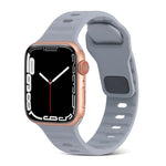 運動矽膠錶帶，適用於 Apple Watch Ultra 49mm / Series 8&7 45mm / SE 2&6&SE&5&4 44mm / 3&2&1 42mm，適用於 Apple Watch Series 8&7 41mm / SE 2&6&SE&5&4 40mm / 3&2&1 38mm