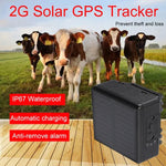 RF-V24 4G 太陽能 GPS 追蹤定位器牲畜追蹤器，帶 2G 記憶體，帶 4G 記憶體