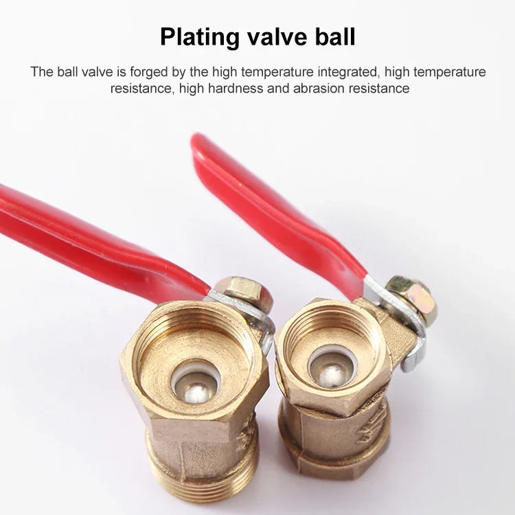 氣動軟管連接器銅球閥，內部2叉8毫米，內部2叉10毫米，內部3叉8毫米，內外1 1/8英寸，內外2 1/4英寸，內外3 3/8英寸，內外4 1/2英寸，雙內部1 1/8英寸