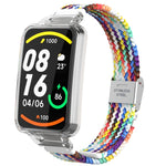 Braided Nylon Buckle Integrated Watch Band, For Xiaomi Mi Band 7 Pro