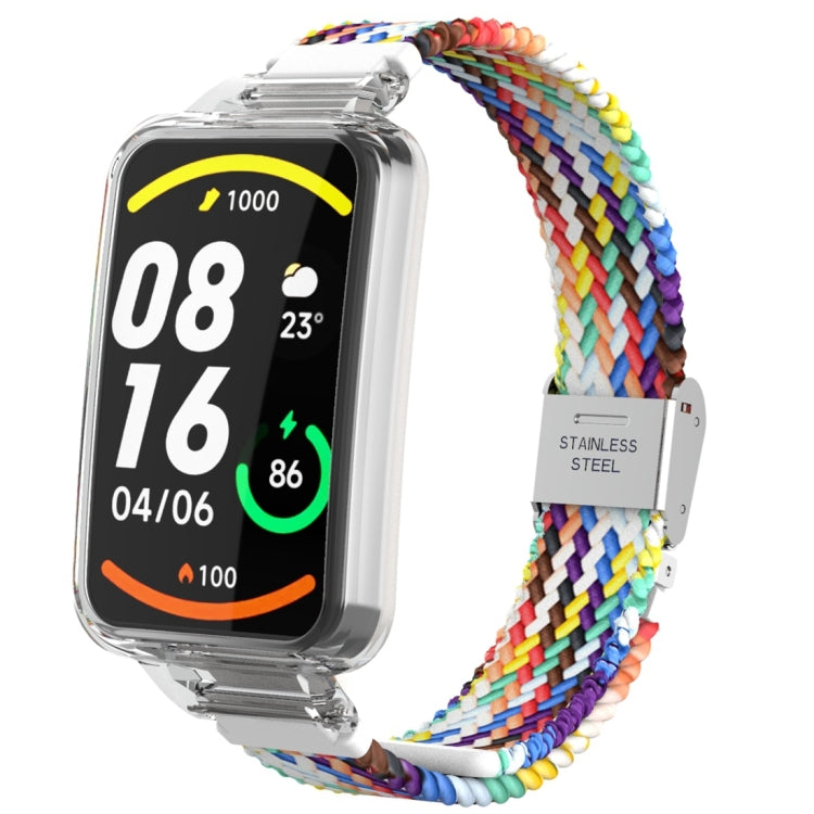 Braided Nylon Buckle Integrated Watch Band, For Xiaomi Mi Band 7 Pro