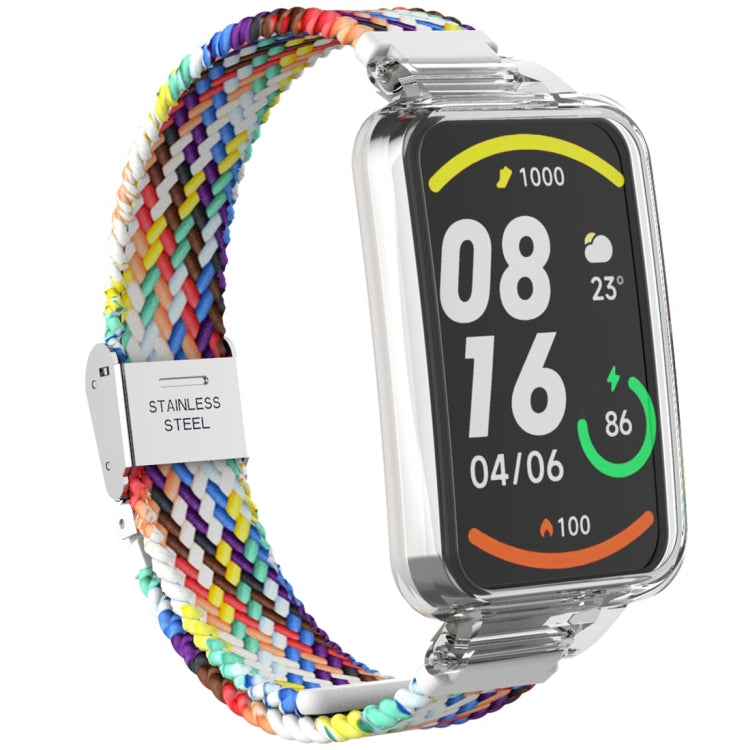 Braided Nylon Buckle Integrated Watch Band, For Xiaomi Mi Band 7 Pro
