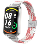 Braided Nylon Buckle Integrated Watch Band, For Xiaomi Mi Band 7 Pro